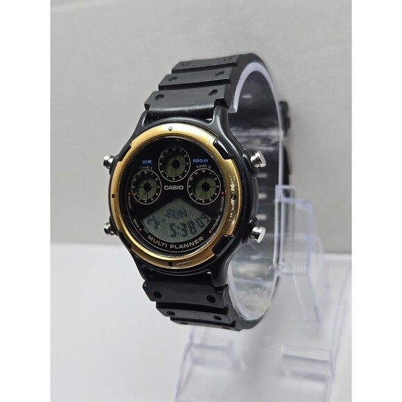 Casio BGP-20 Multi Planner Vintage Digital Quartz Watch 100M Japan World Time - Picture 2 of 10